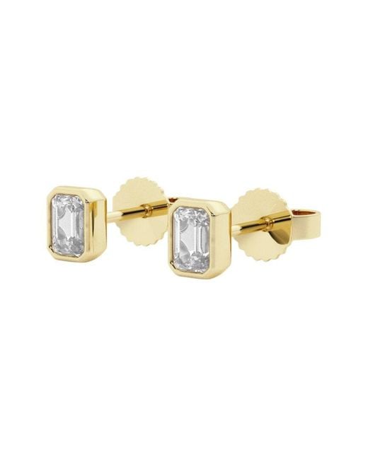 Lab Grown Diamonds Metallic 14K 0.50 Ct. Tw. Lab-Grown Diamond Studs