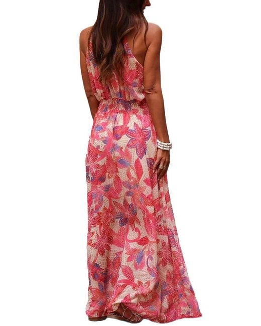 Vincent Red Midi Dress