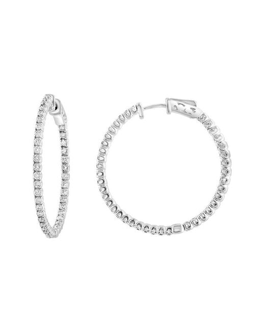 Effy Fine Jewelry White 14K 1.57 Ct. Tw. Diamond Earrings