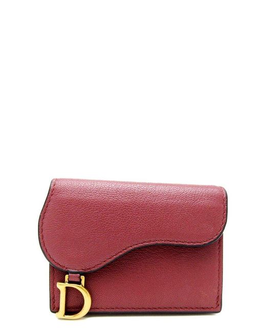 Dior Red Leather Wallet (Authentic Pre-Loved)