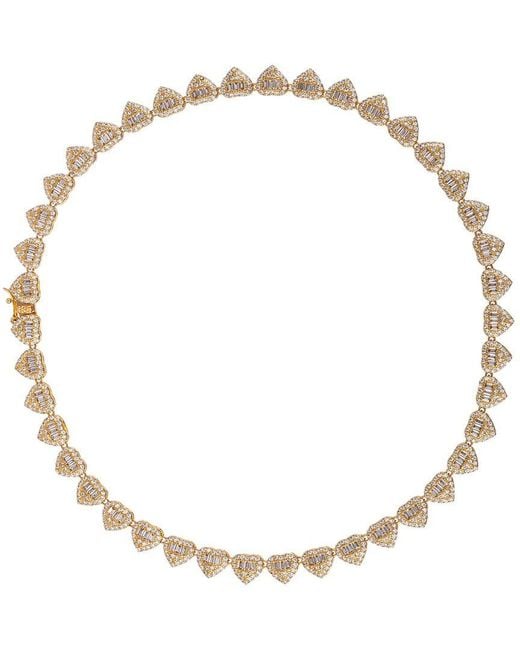 Eye Candy LA Natural Cz Collar Necklace