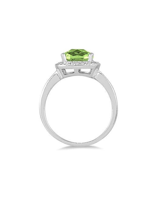 Gem Spark Metallic 14K 1.68 Ct. Tw. Diamond & Peridot Ring