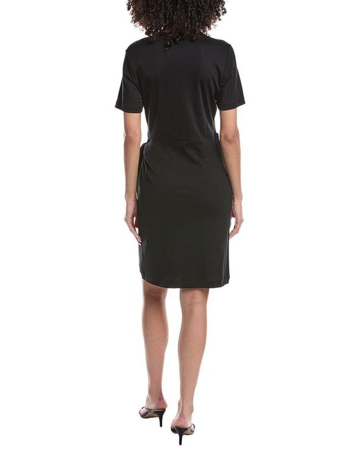 Vince Black Side-Tie Dress