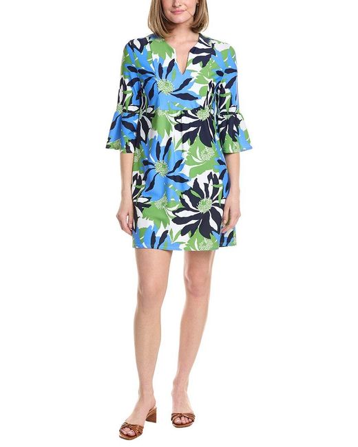Jude Connally Blue Kerry Swing Dress
