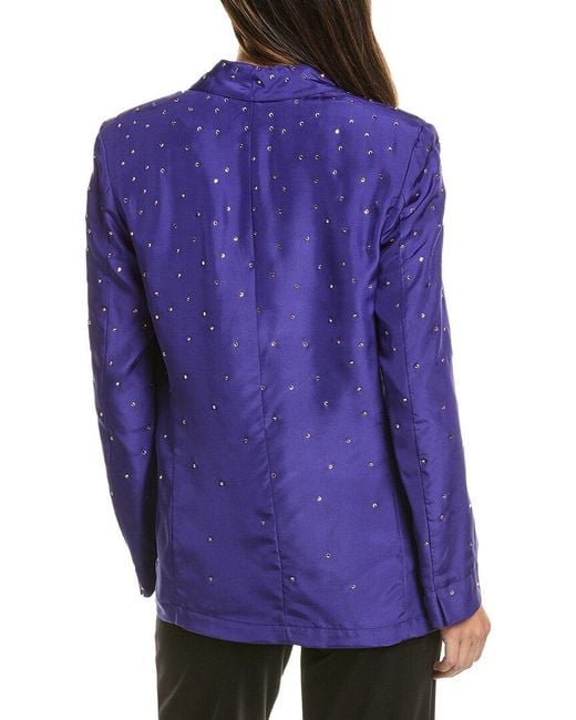 Forte_forte Purple Silk Jacket