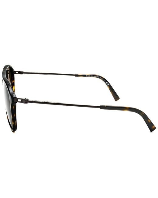 BVLGARI Brown Bv7038 57Mm Sunglasses for men