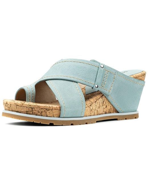 Donald J Pliner Blue Irini Leather Sandal