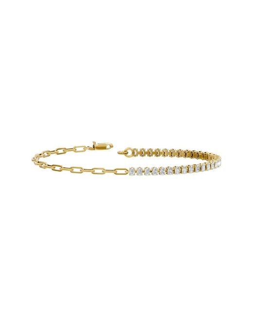 Lab Grown Diamonds White 18K Over 1.55 Ct. Tw. Lab-Grown Diamond Bracelet