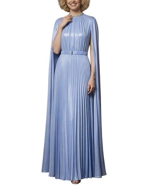 MIRA RICHI Blue Maxi Dress