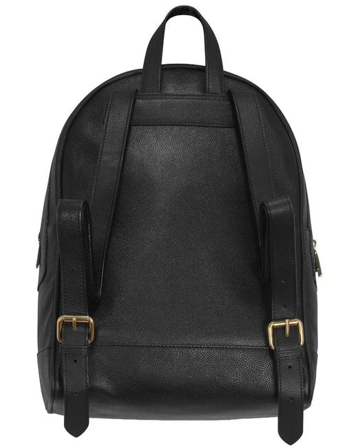 CHAMPS Black Gala Leather Backpack