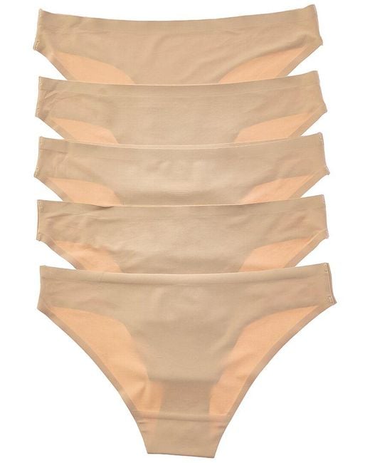 Honeydew Intimates Natural Set Of 5 Skins Hipster Panty