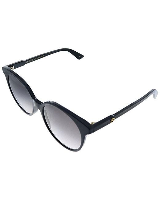 Gucci White 54Mm Sunglasses