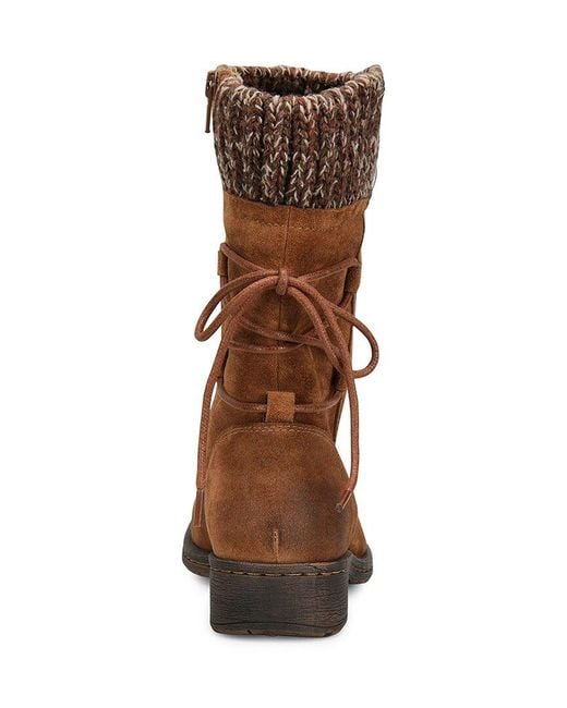 Comfortiva Brown Salem Suede Boot
