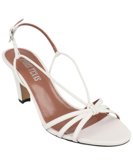 Paris Texas Pink Bianca Leather Sandal