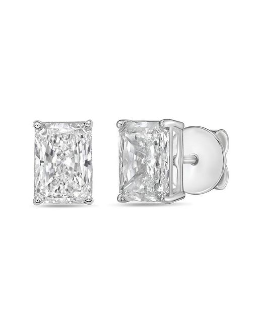 Diana M White Diana M. 14K 15.00 Ct. Tw. Lab-Grown Diamond Stud Earrings