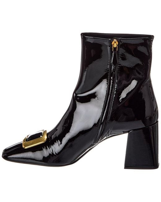 Miu Miu Black Patent Bootie