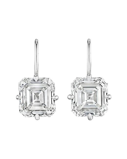 Lab Grown Diamonds White 14K 6.00 Ct. Tw. Lab-Grown Diamond Earrings