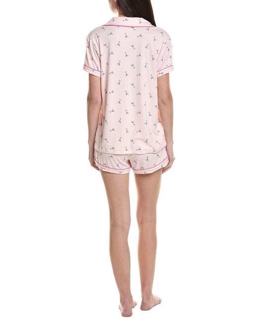 Tart Collections Pink 2Pc Dixie Short Set
