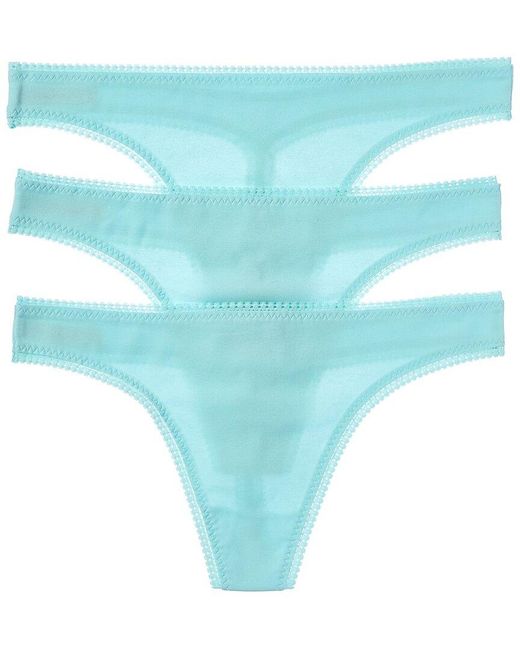 On Gossamer Blue 3Pk Hip-G Thong