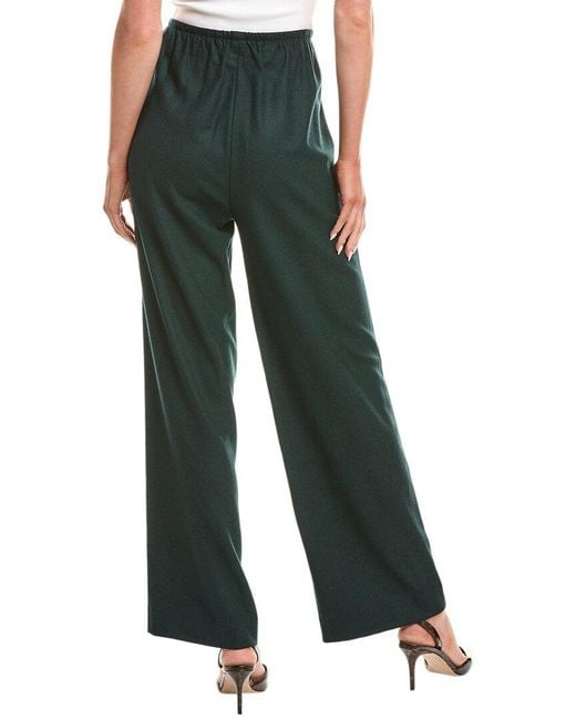 Vince Green Brushed Flannel Wool-Blend Pant