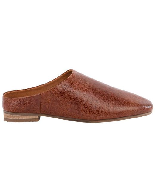 Seychelles Brown Napa Valley Leather Mule