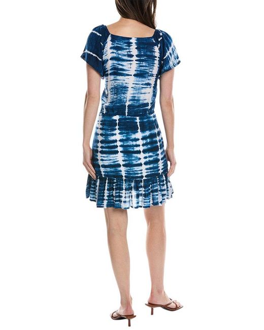 Walker & Wade Blue Kat Mini Dress