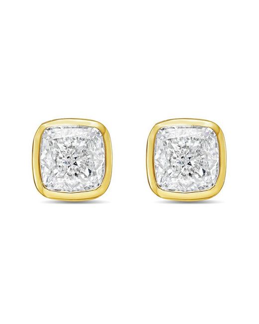 Diana M White Diana M. 14K 9.00 Ct. Tw. Lab-Grown Diamond Stud Earrings
