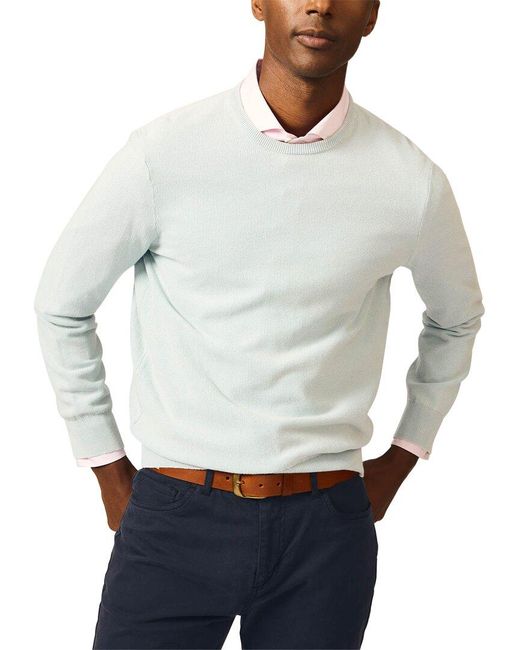 J.McLaughlin Gray Solid Harpswell Sweater for men