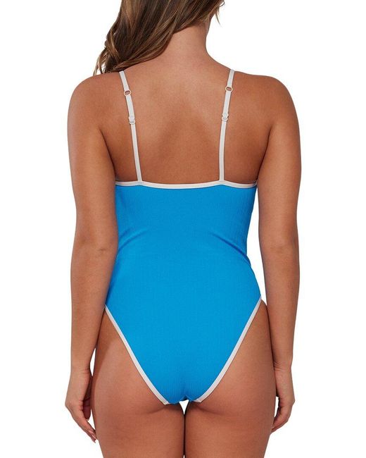 Sunsets Blue Ariel One-Piece