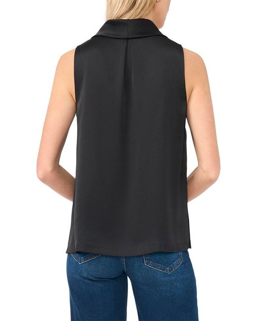 Vince Camuto Black Cowl Neck Blouse
