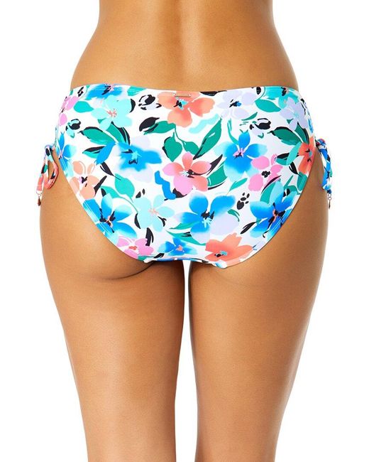 Anne Cole Blue Alex Side Tie Bottom