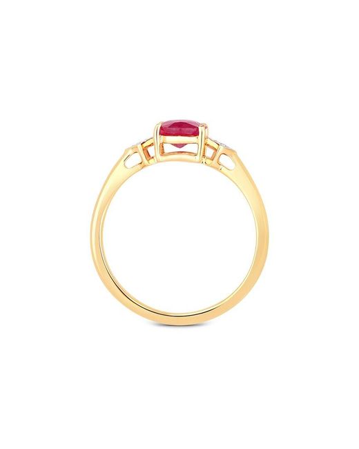 Diana M Pink 14K 1.22 Ct. Tw. Diamond & Ruby Ring