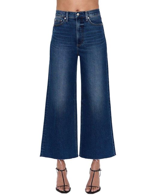 Pistola Blue Lana Crop Broadway Wide Leg Jean