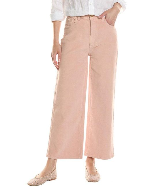 DL1961 Pink Hepburn Wide Leg Jean