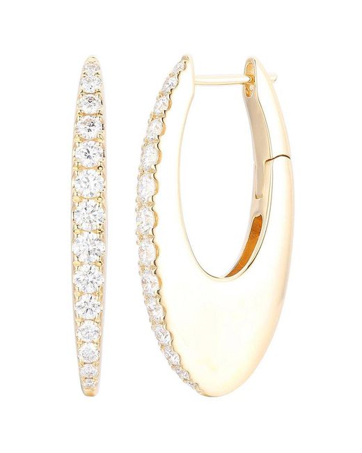 Gregg Ruth White 14K 1.10 Ct. Tw. Diamond Earring