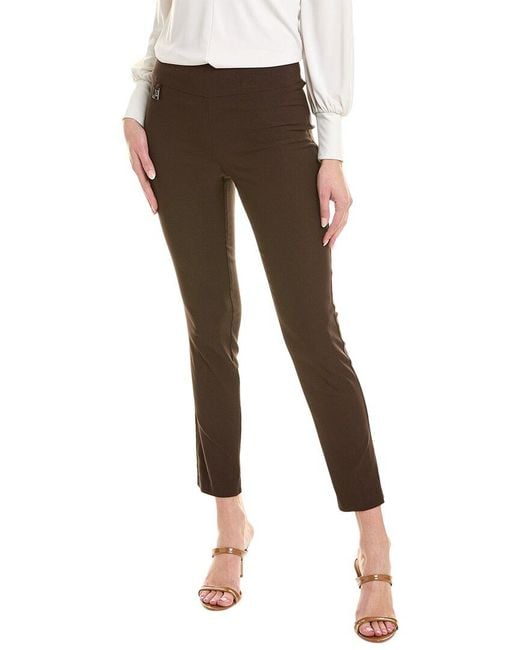 Joseph Ribkoff Brown Slim Pant