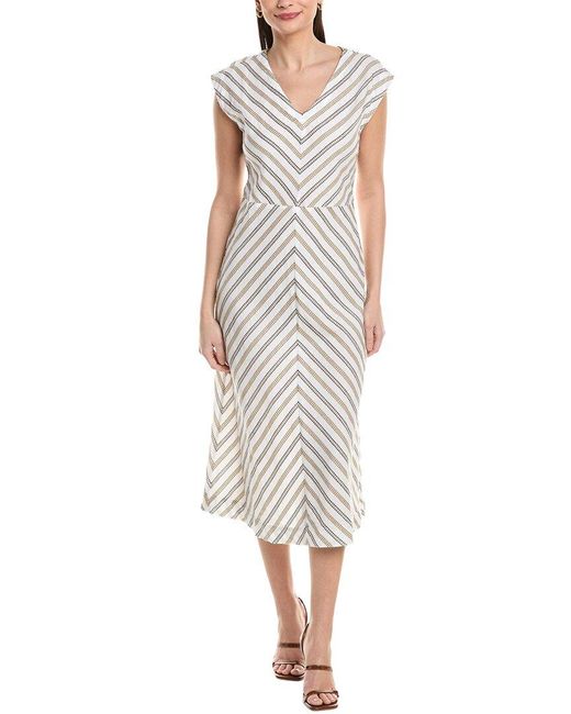 Michael Stars White Tess Midi Dress
