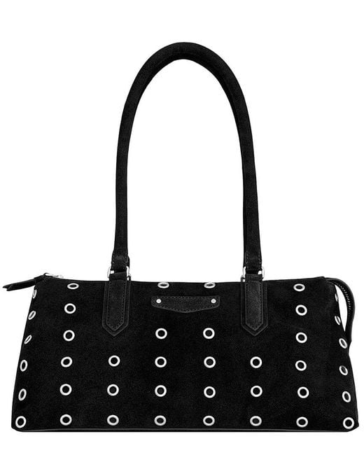Rebecca Minkoff Black Industry Leather Shoulder Bag