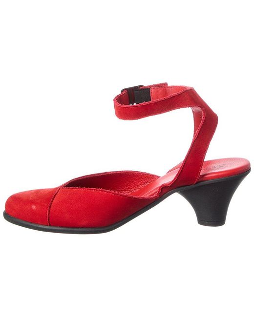 Arche Red Aganis Leather Pump
