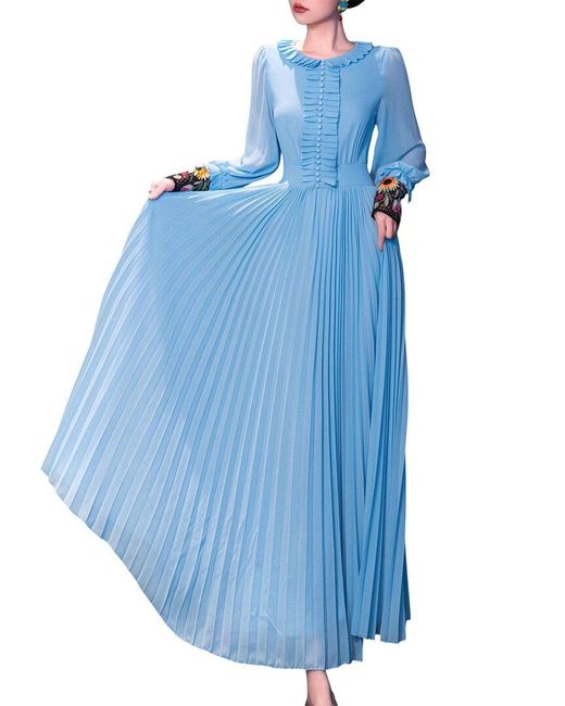 BURRYCO Blue Maxi Dress