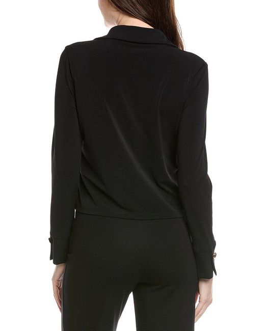 Joseph Ribkoff Black Button Top