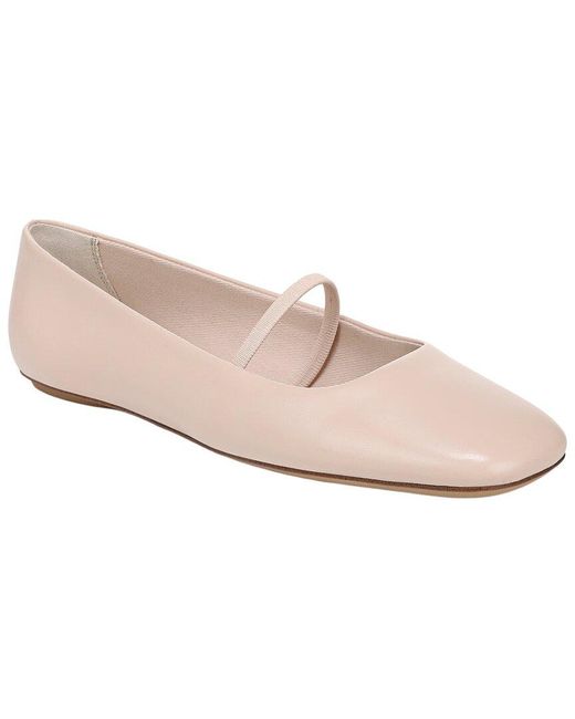 Franco Sarto Pink A-Teyana Leather Mary Jane