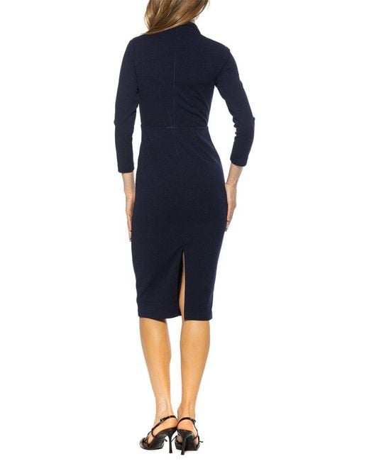Alexia Admor Blue Mika Sheath Dress