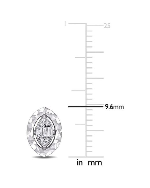 Rina Limor Metallic 14k 0.10 Ct. Tw. Diamond Earrings