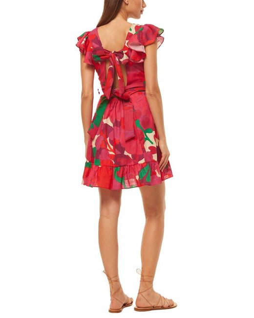 MISA Los Angles Red Belinda Dress