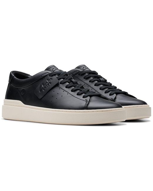 Clarks Black Craft Swift Leather Shoe for men