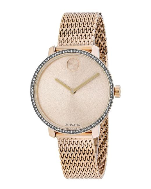Movado Metallic Bold Watch