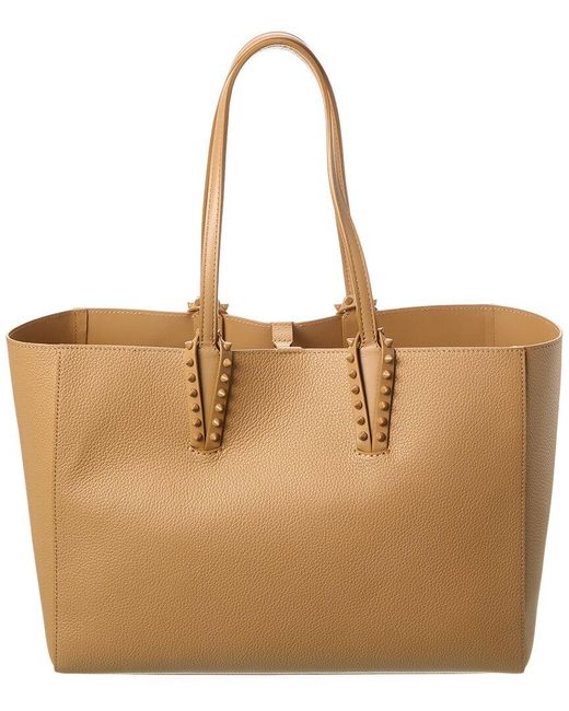 Christian Louboutin Brown Cabata Small Leather Tote