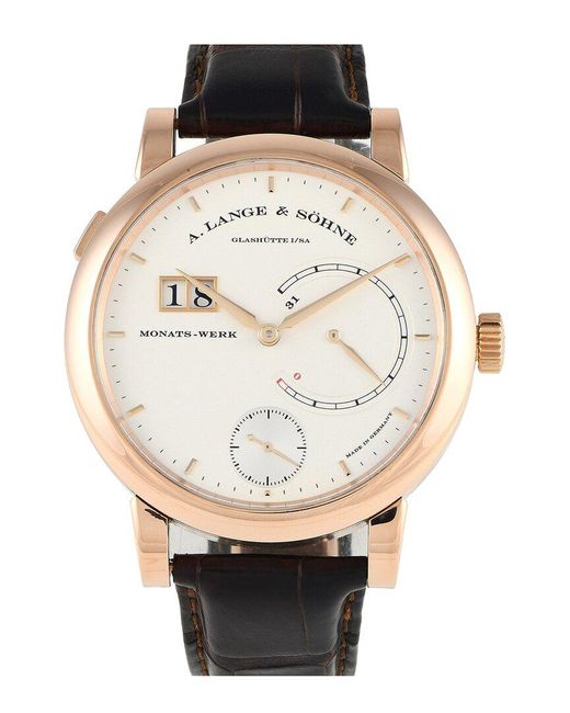 A. Lange & Sohne Multicolor Lange Watch (Authentic Pre-Owned) for men