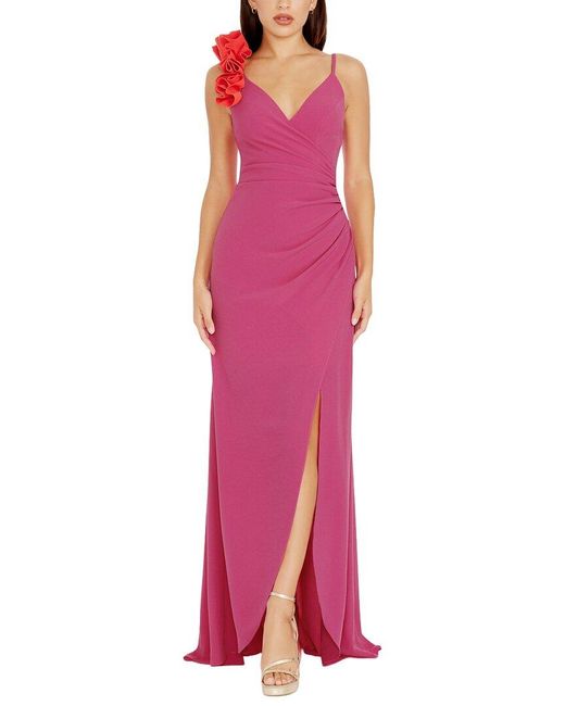 Dress the Population Pink Camelia Maxi Dress